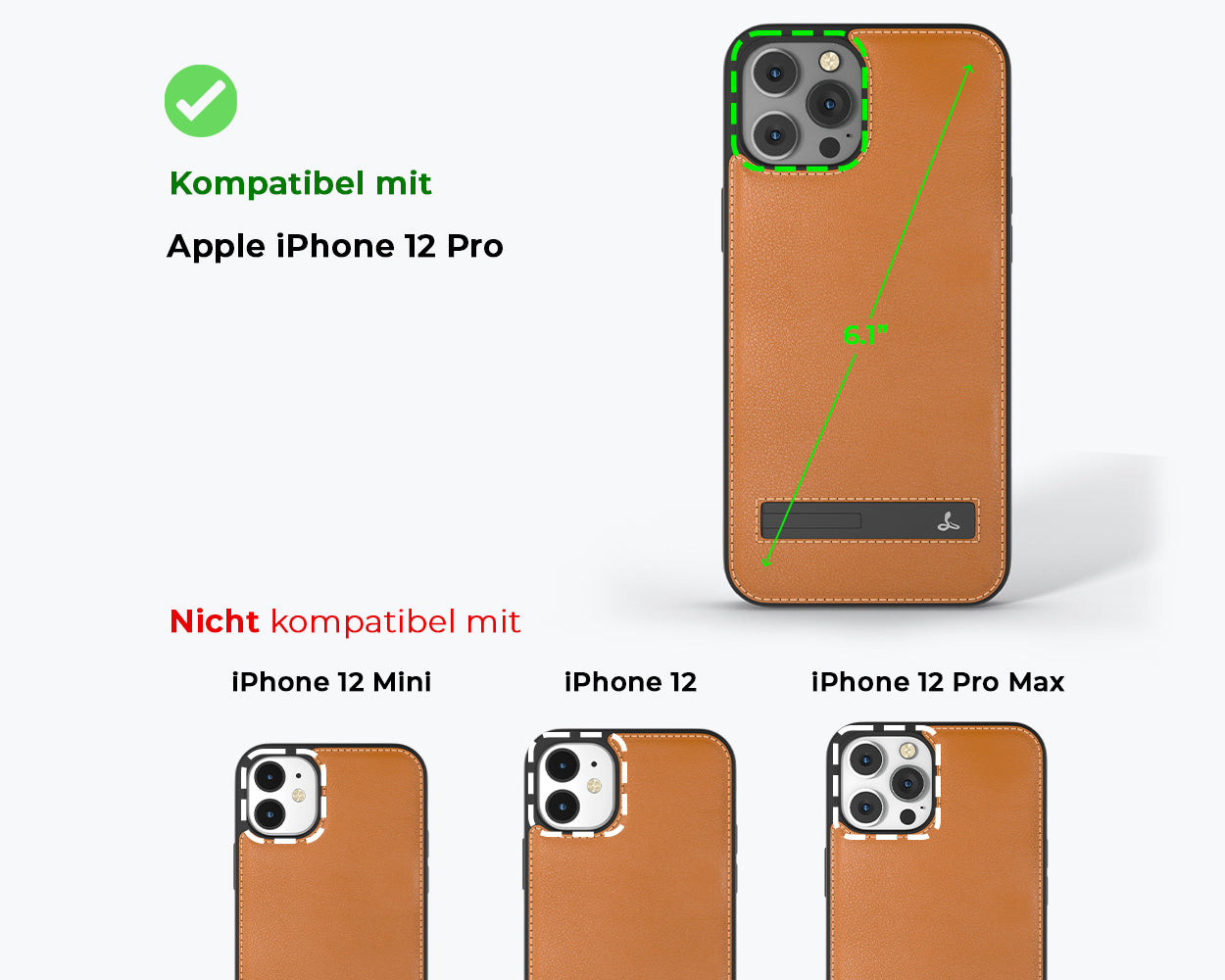 Metro Leder Case - Apple iPhone 12 Pro