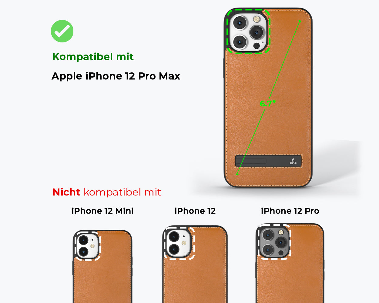 Metro Leder Case - Apple iPhone 12 Pro Max