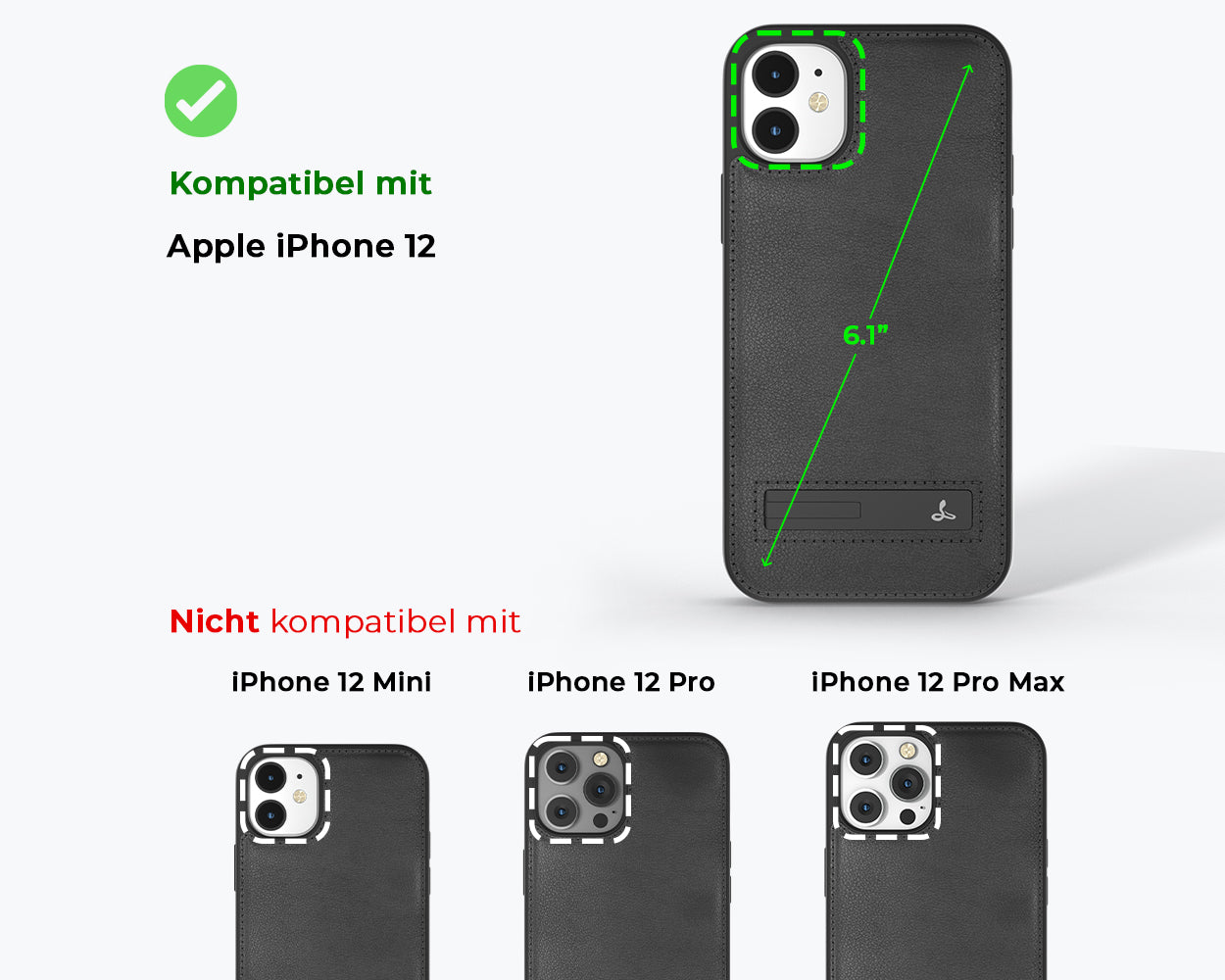 Metro Leder Case - Apple iPhone 12