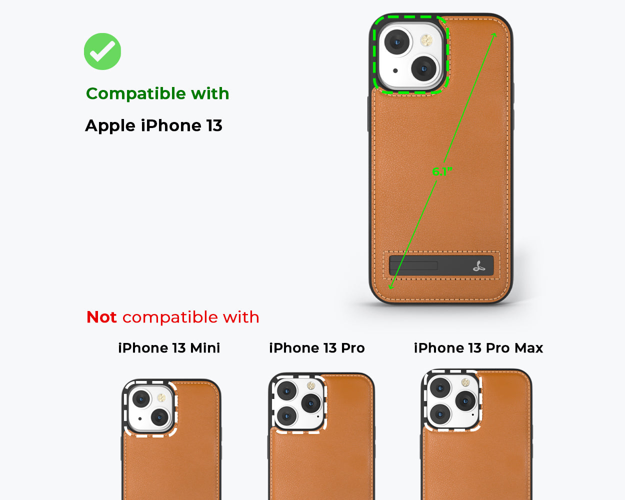Metro Leder Case - Apple iPhone 13