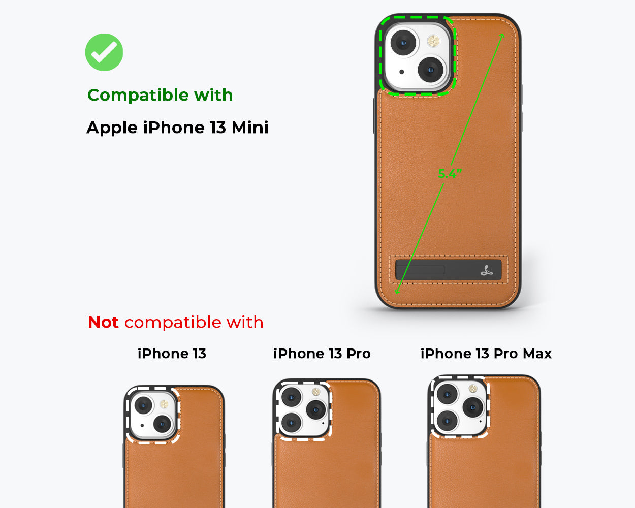 Metro Leder Case - Apple iPhone 13 Mini