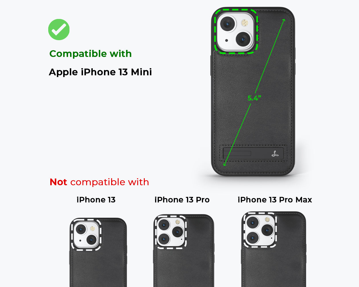 Metro Leder Case - Apple iPhone 13 Mini