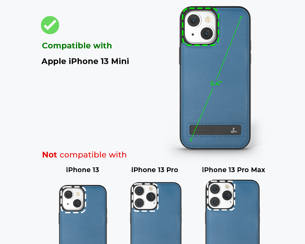 Metro Leder Case - Apple iPhone 13 Mini