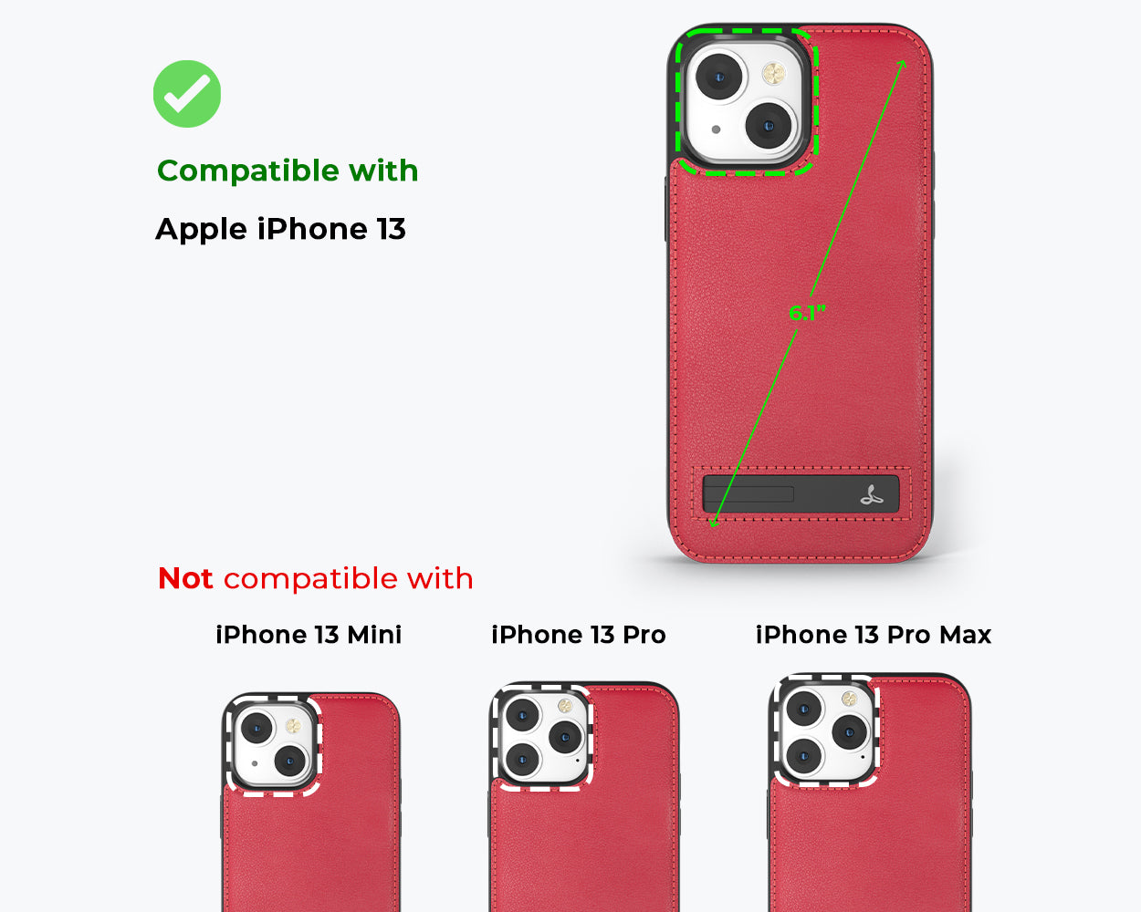 Metro Leder Case - Apple iPhone 13