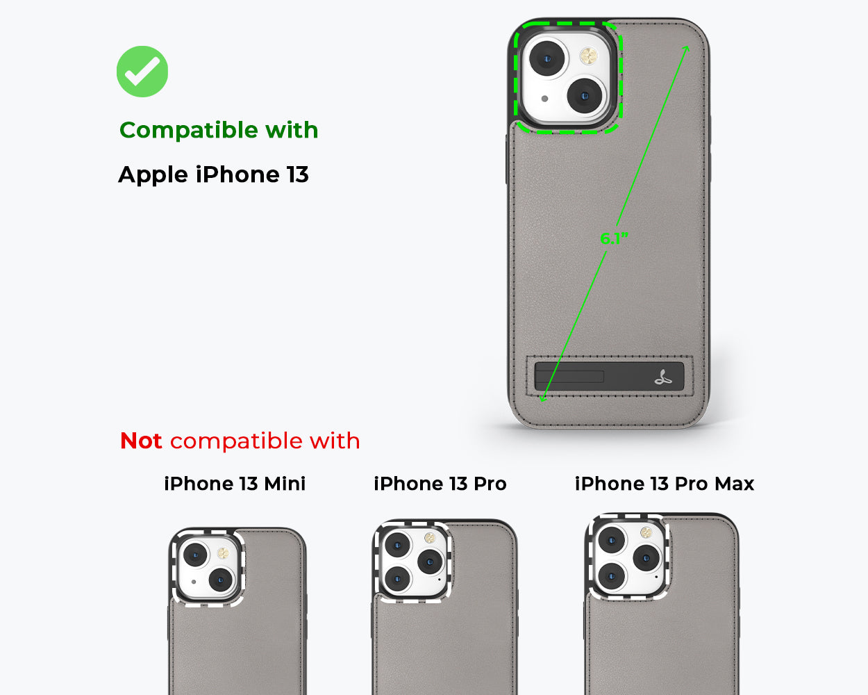 Metro Leder Case - Apple iPhone 13