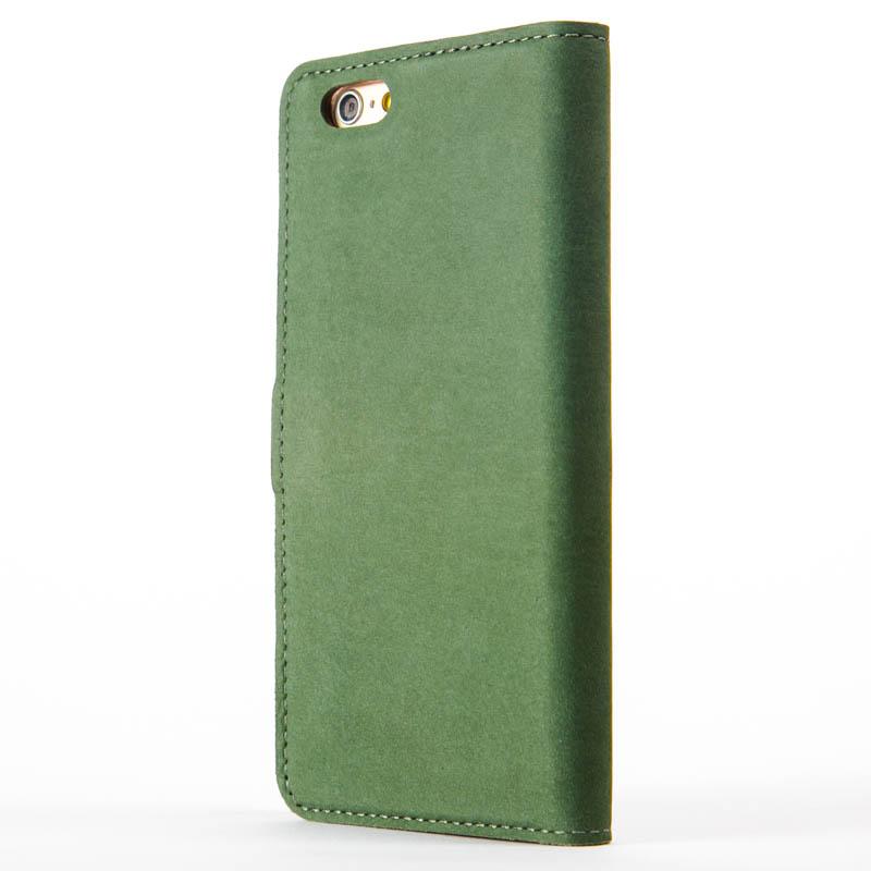 Vintage Bottle Green Leather Wallet - Apple iPhone 6/6s - Snakehive