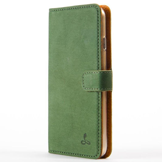Vintage Bottle Green Leather Wallet - Apple iPhone 6/6s - Snakehive