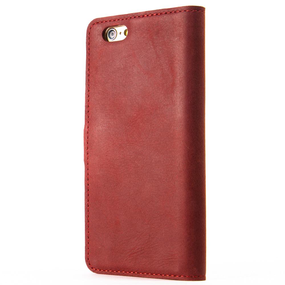 Vintage Burgundy Leather  Wallet - Apple iPhone 6/6S (4.7") - Snakehive
