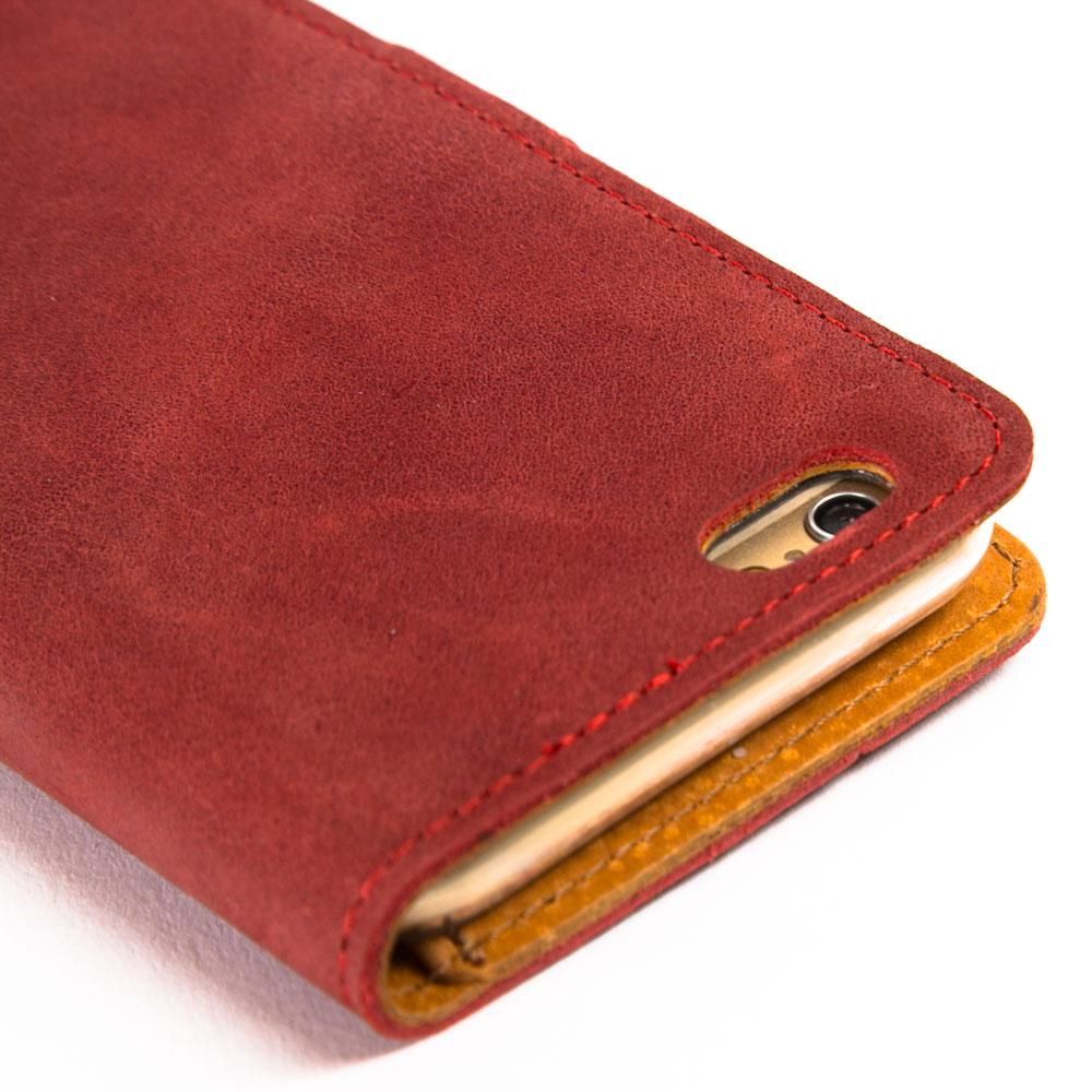 Vintage Burgundy Leather  Wallet - Apple iPhone 6/6S (4.7") - Snakehive