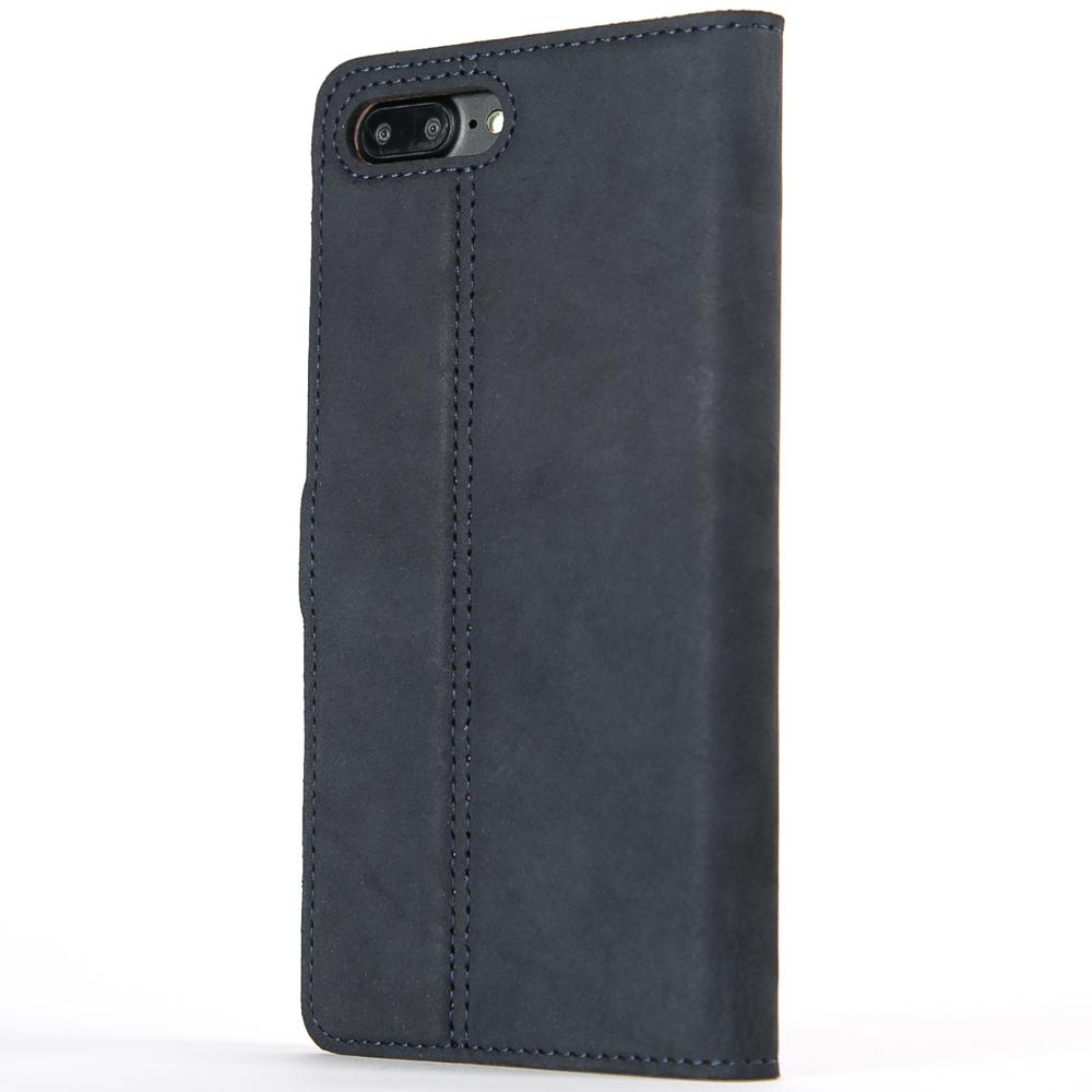 Vintage Navy Leather Wallet - Apple iPhone 7 Plus - Snakehive