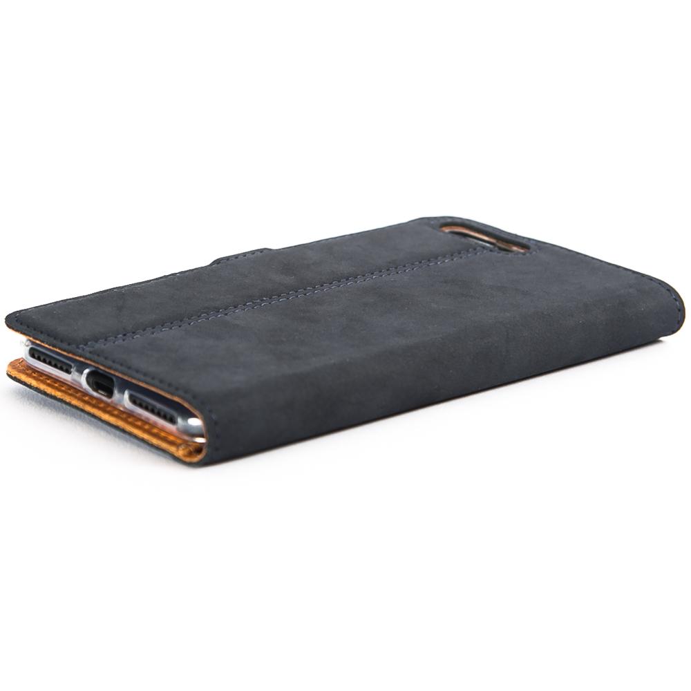 Vintage Navy Leather Wallet - Apple iPhone 7 Plus - Snakehive