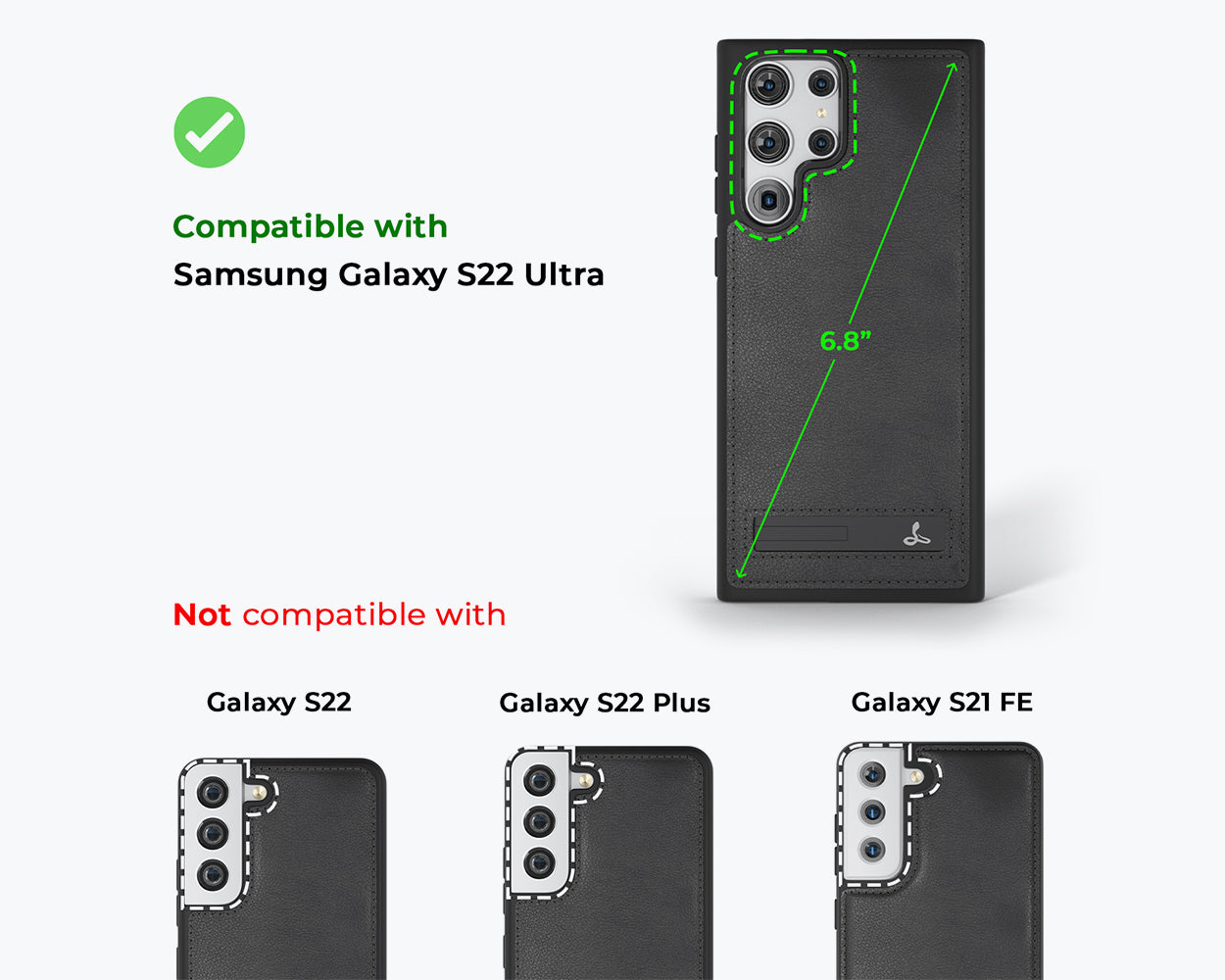 Metro Leder Case - Samsung S22 Ultra