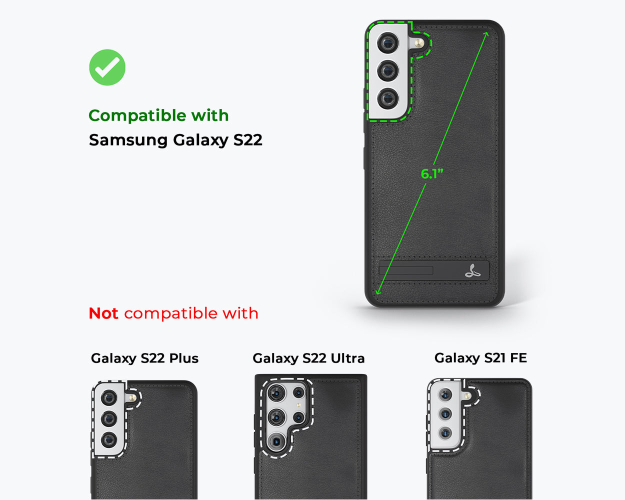 Metro Leder Case - Samsung S22