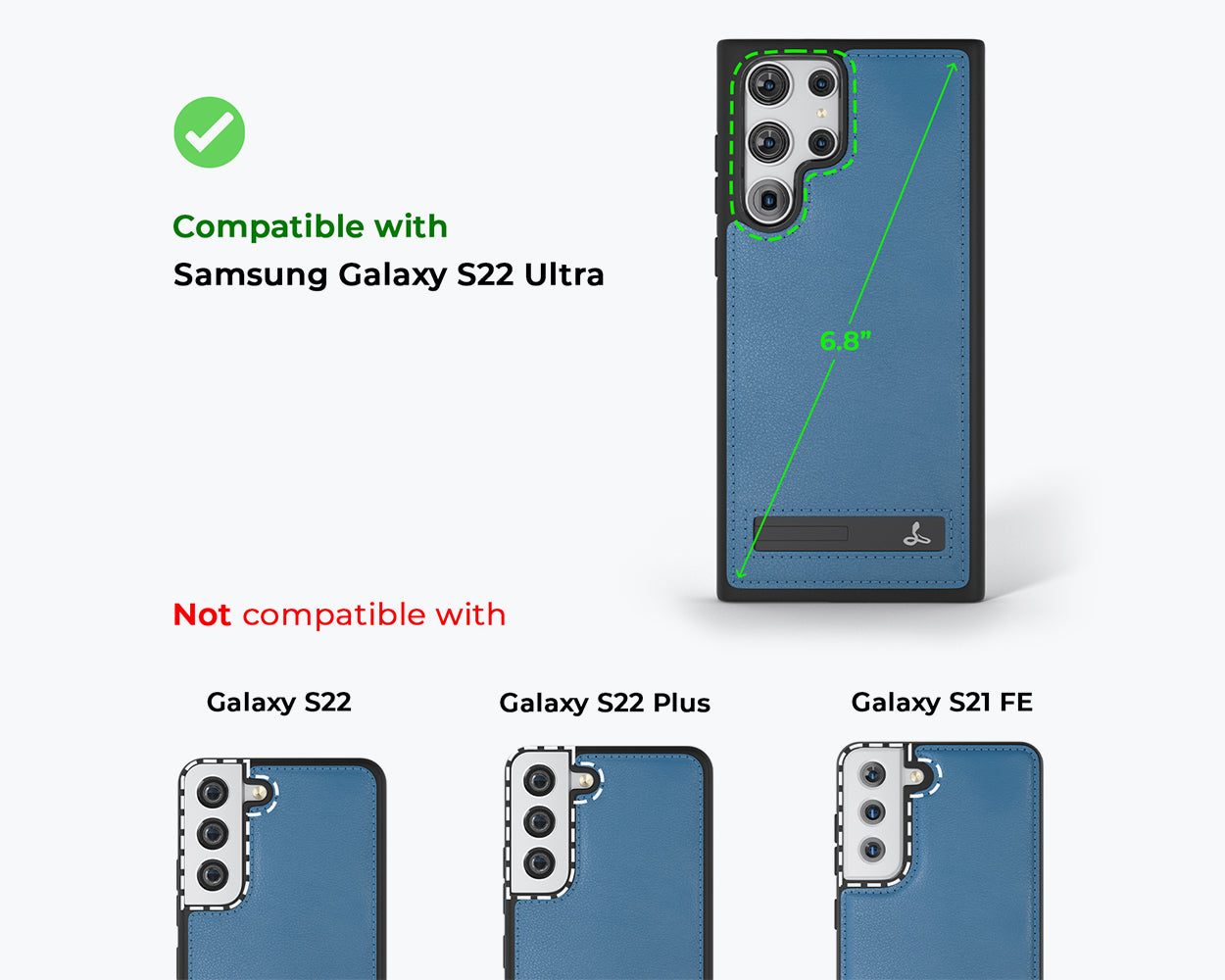 Metro Leder Case - Samsung S22 Ultra
