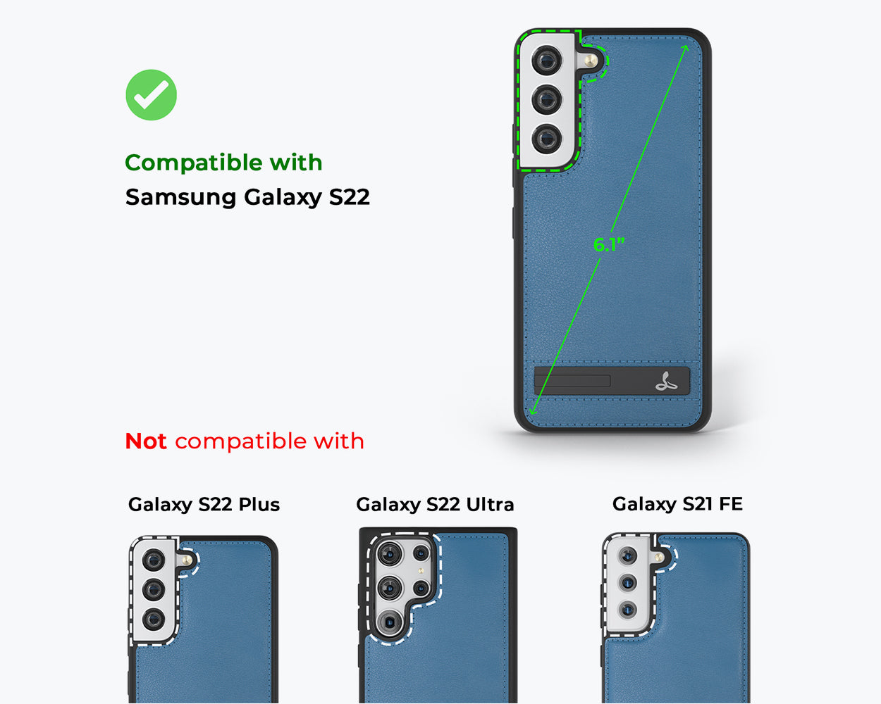Metro Leder Case - Samsung S22