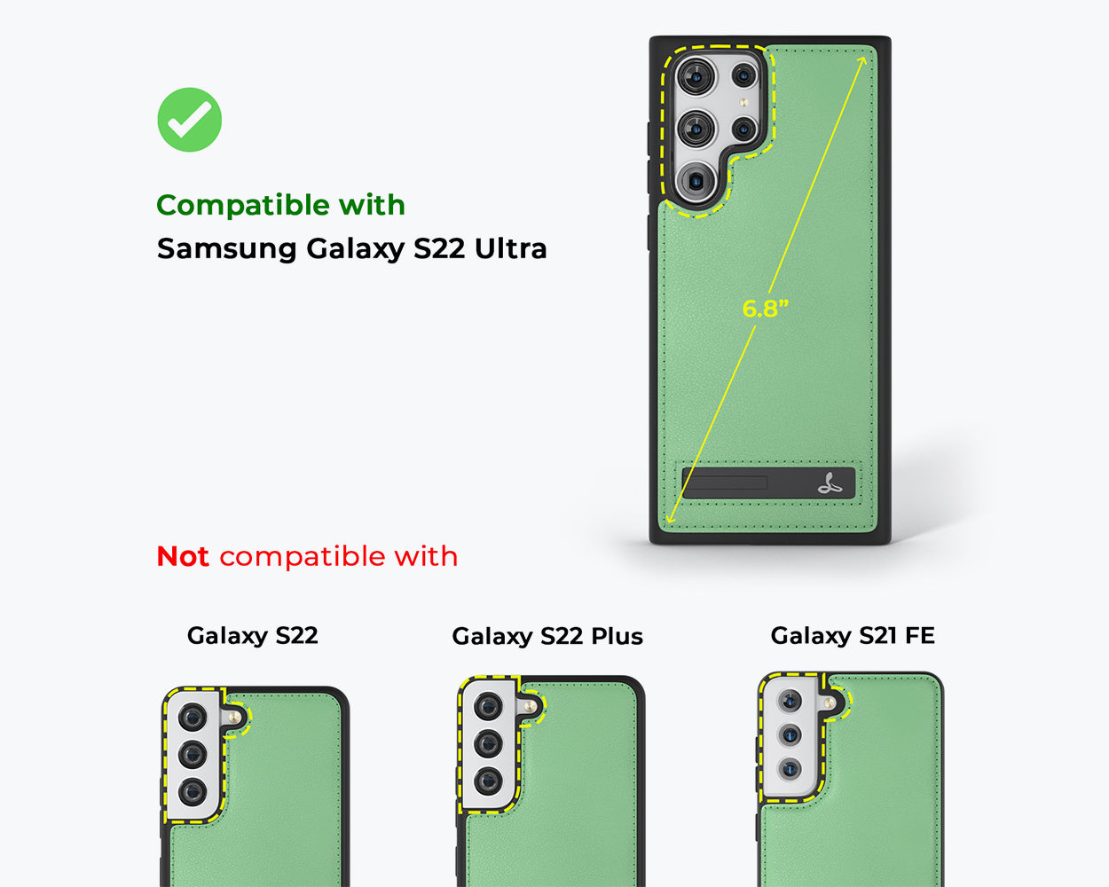 Metro Leder Case - Samsung S22 Ultra