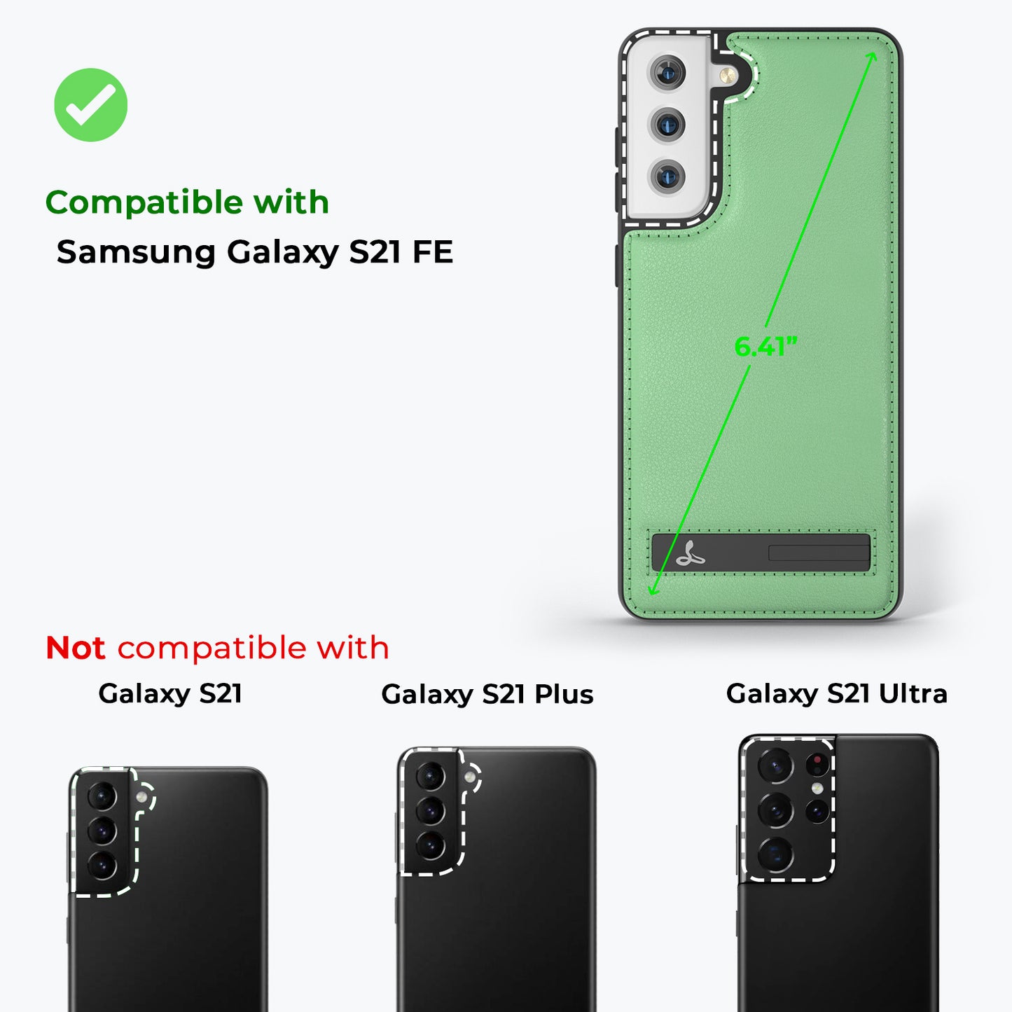 Metro Leder Case - Samsung S21 FE
