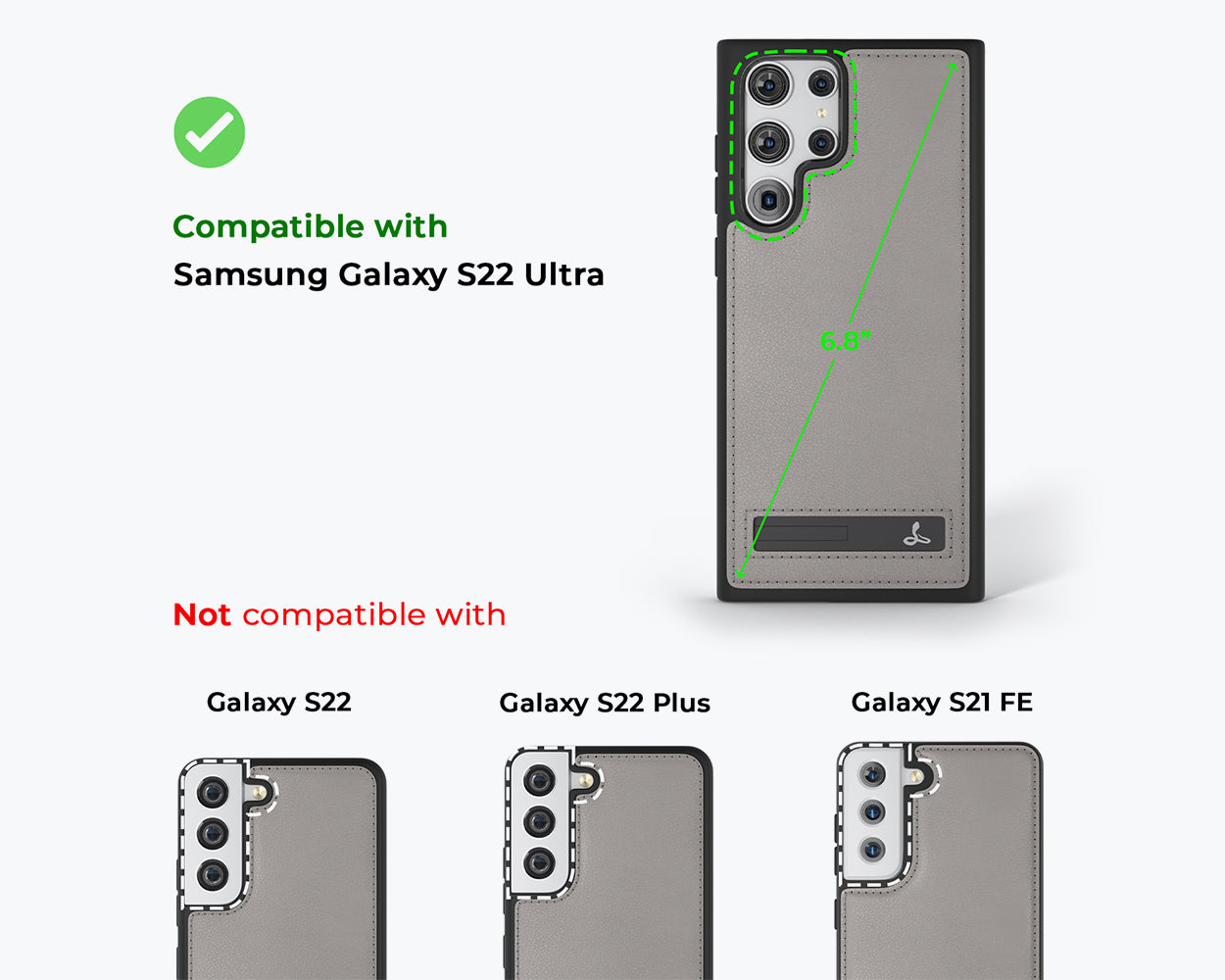 Metro Leder Case - Samsung S22 Ultra