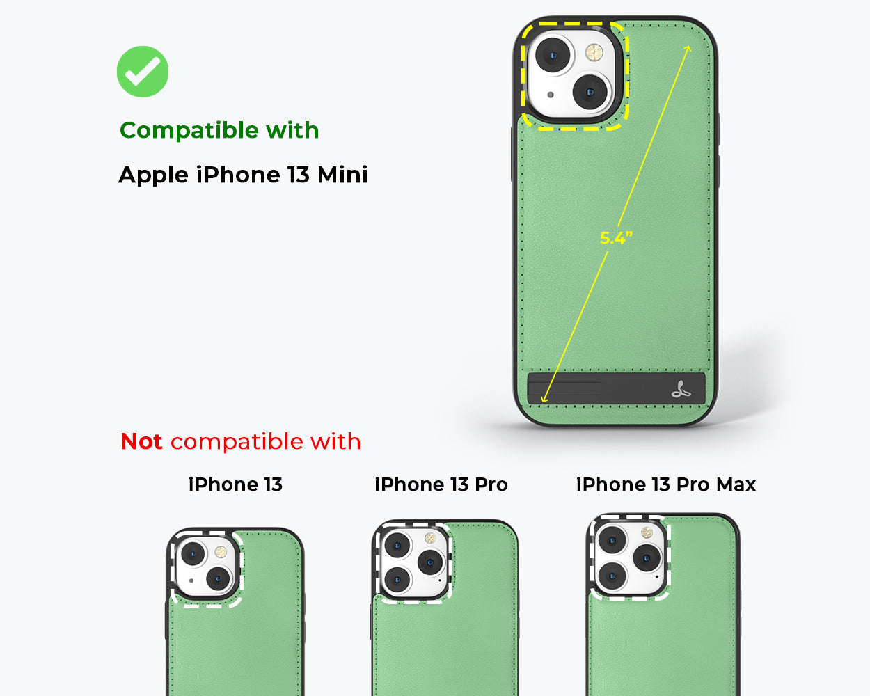Metro Leder Case - Apple iPhone 13 Mini