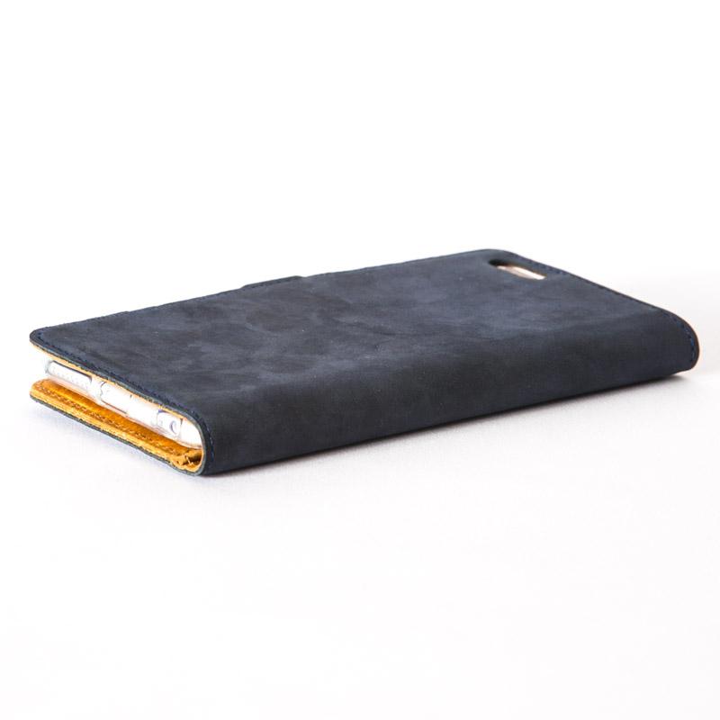 Vintage Navy Leather Wallet - Apple iPhone 6 Plus/6S Plus - Snakehive