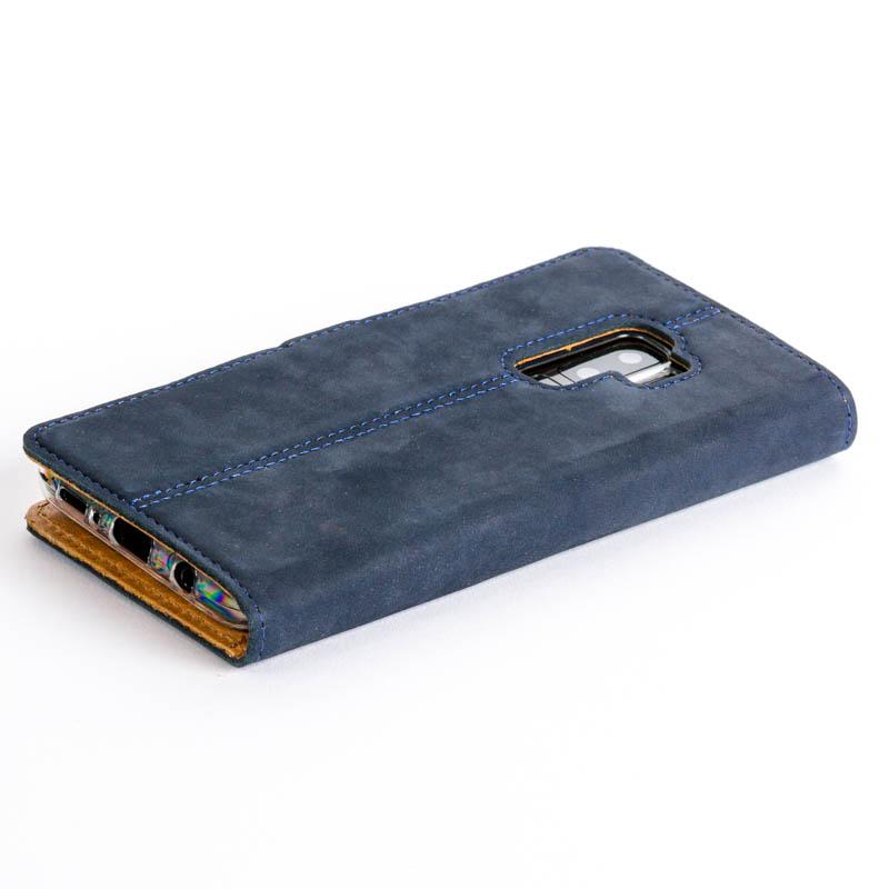 Vintage Navy Leather Wallet - Samsung Galaxy S9 Plus - Snakehive