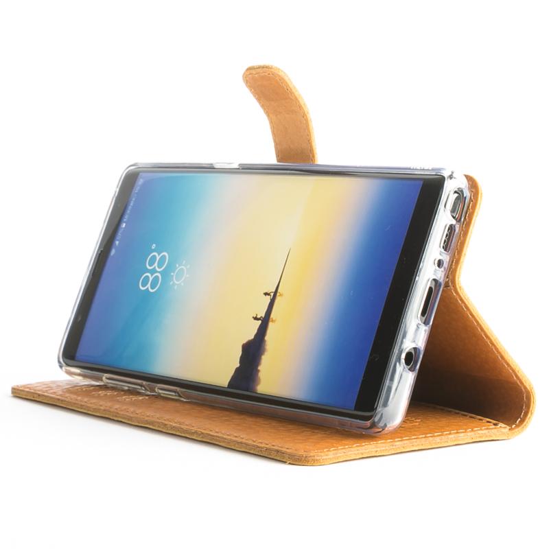 Vintage Navy Leather Wallet - Samsung Galaxy Note 8 - Snakehive