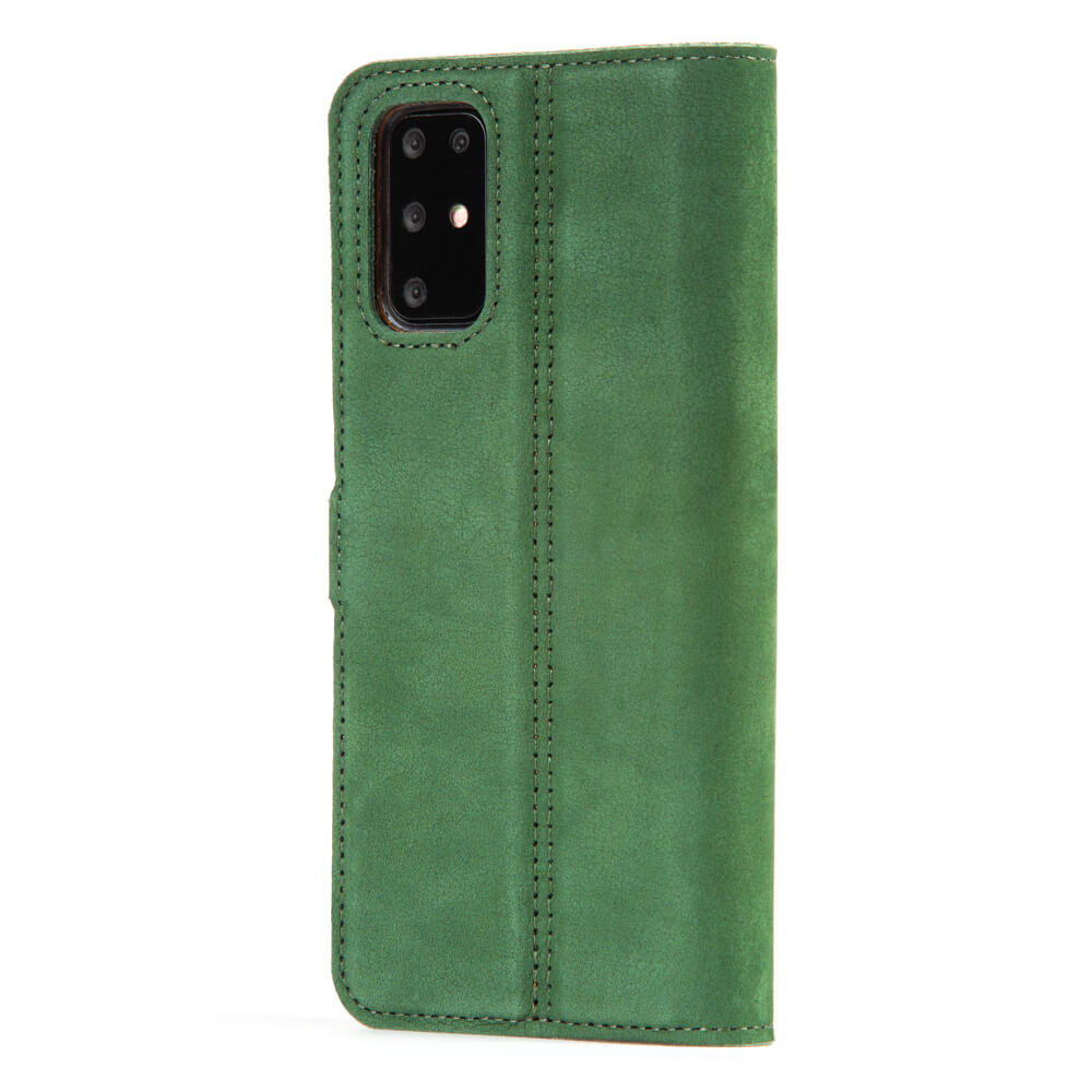 Vintage Lederhülle Grün - Samsung Galaxy S20 Plus