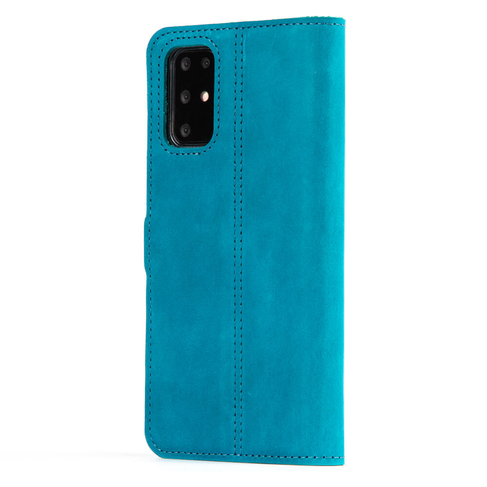 Vintage Lederhülle Türkis - Samsung Galaxy S20 Plus