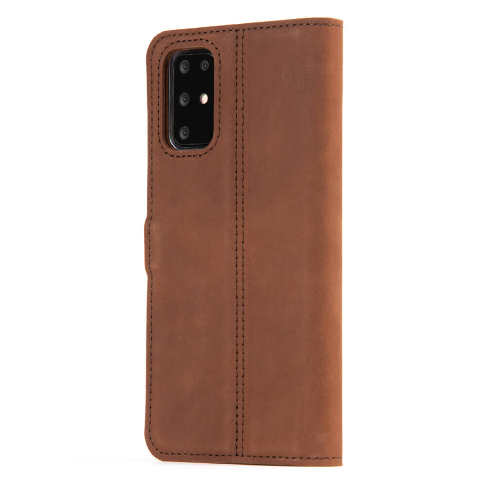 Vintage Lederhülle Braun - Samsung Galaxy S20 Plus