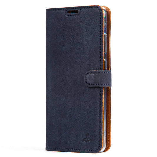 Vintage Lederhülle Marine Blau - Samsung Galaxy S20 Ultra