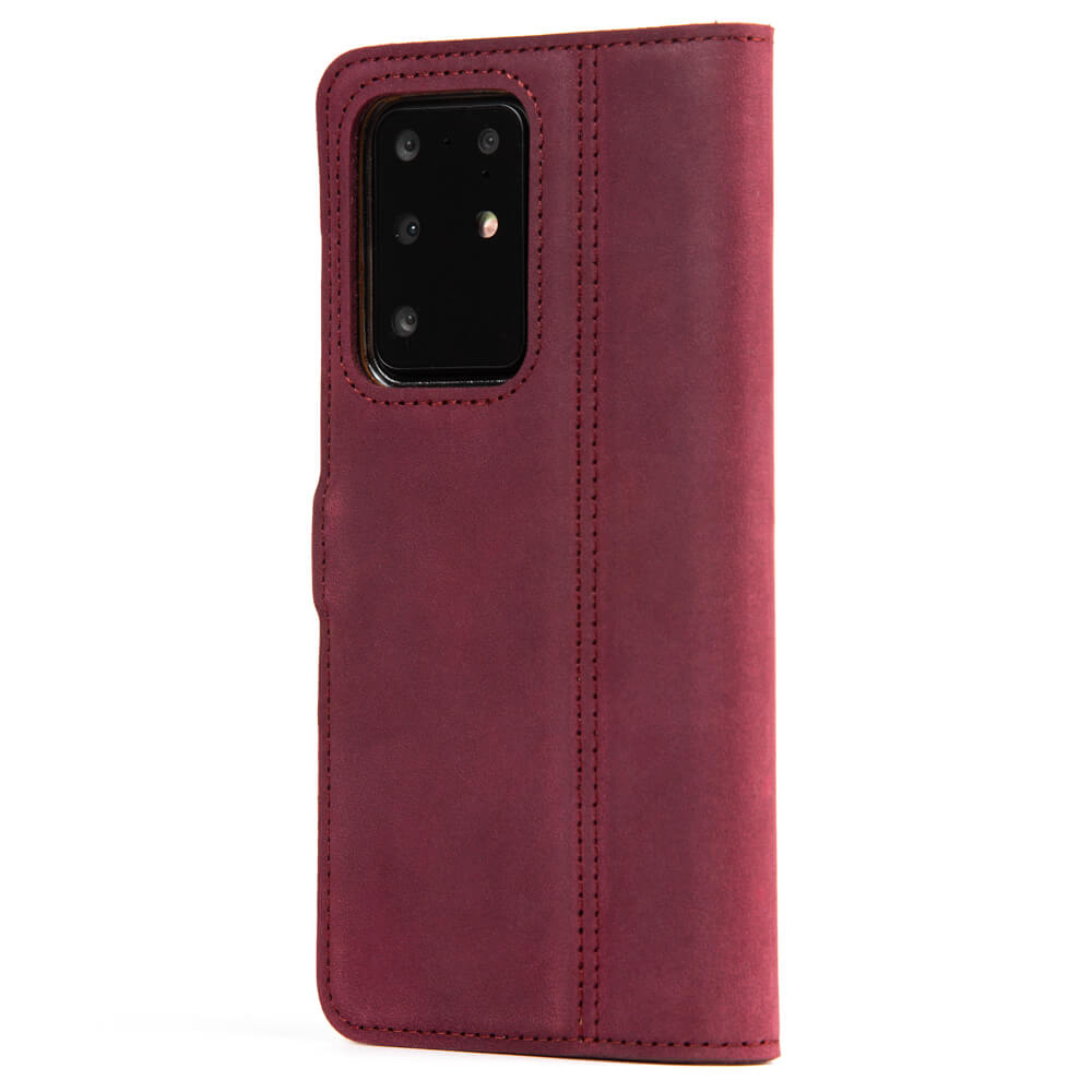 Vintage Lederhülle Lila - Samsung Galaxy S20 Ultra