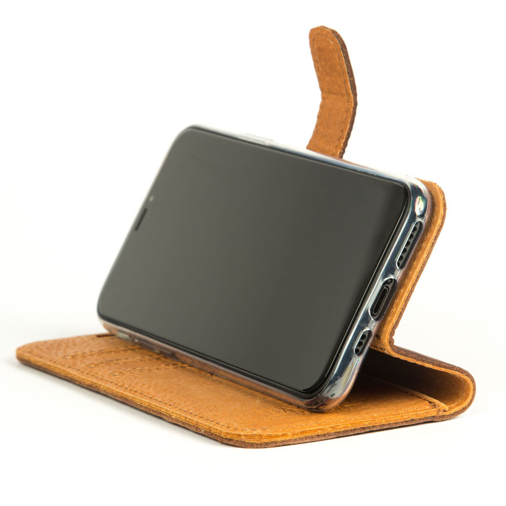 Vintage Lederhülle Braun - Apple iPhone 11