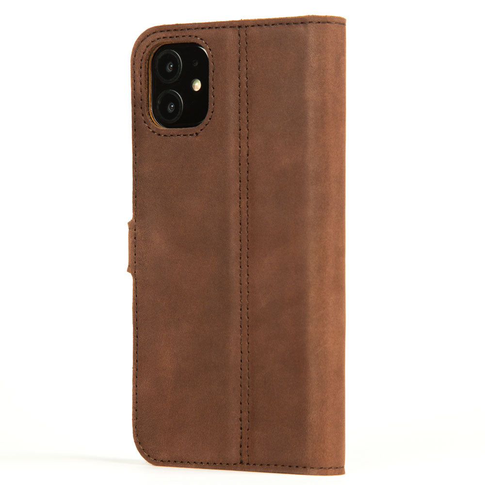Vintage Lederhülle Braun - Apple iPhone 11