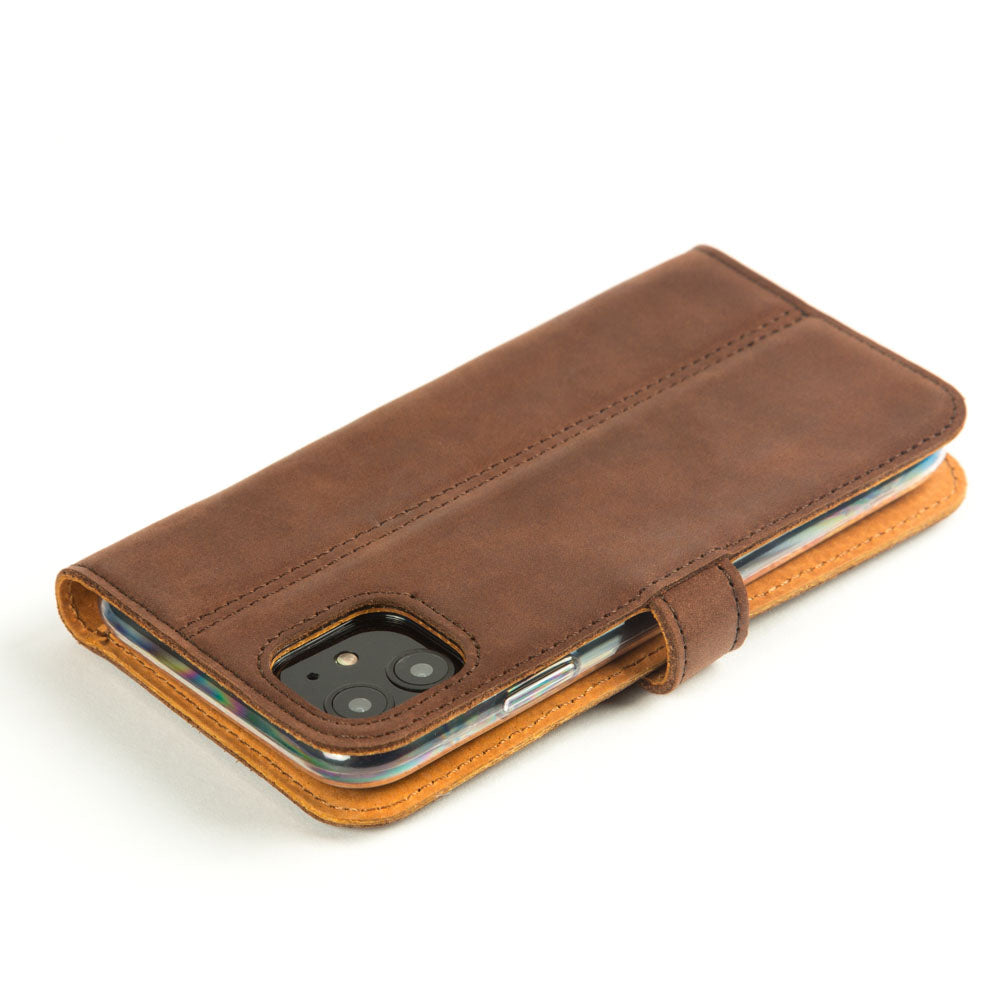 Vintage Lederhülle Braun - Apple iPhone 11