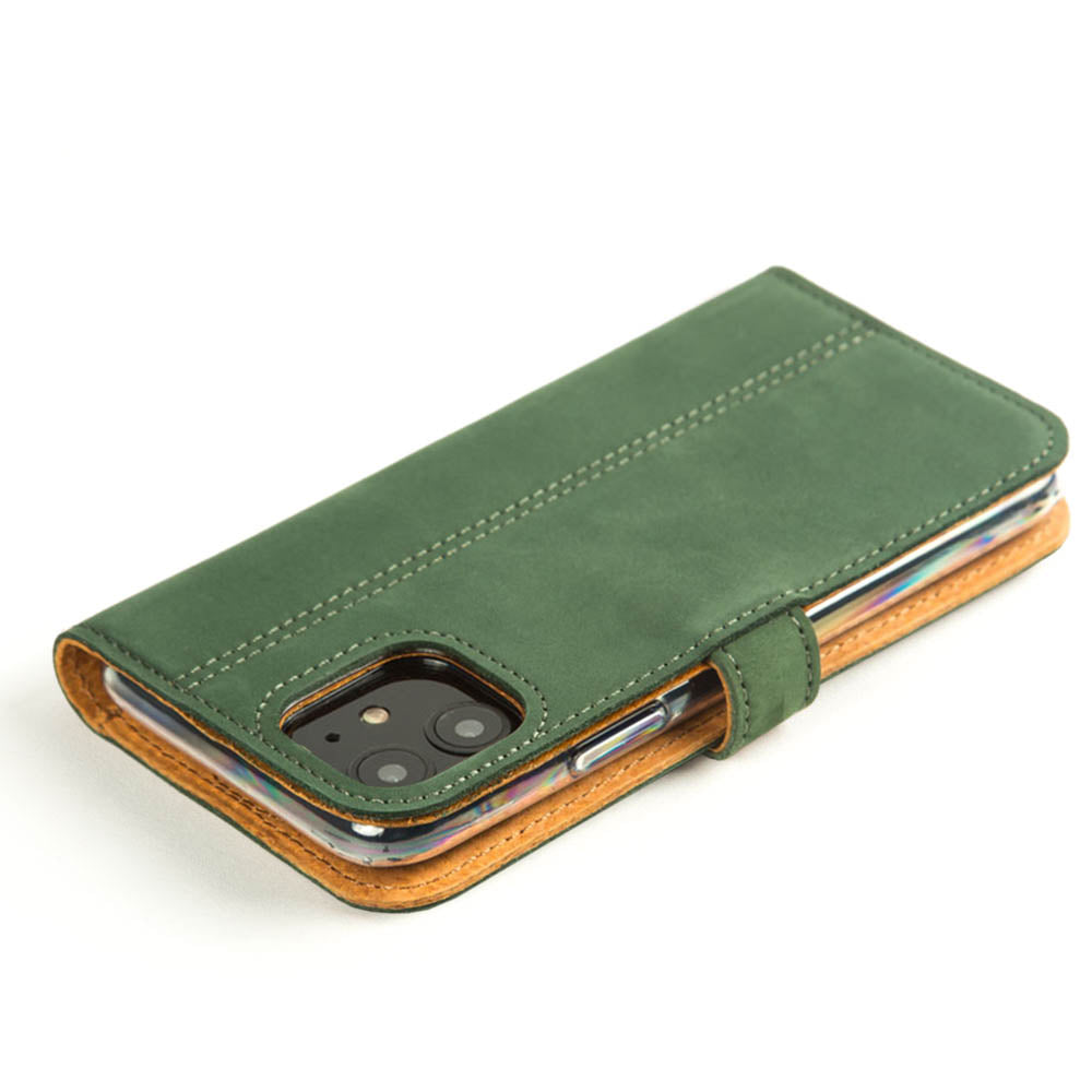 Vintage Lederhülle Grün - Apple iPhone 11