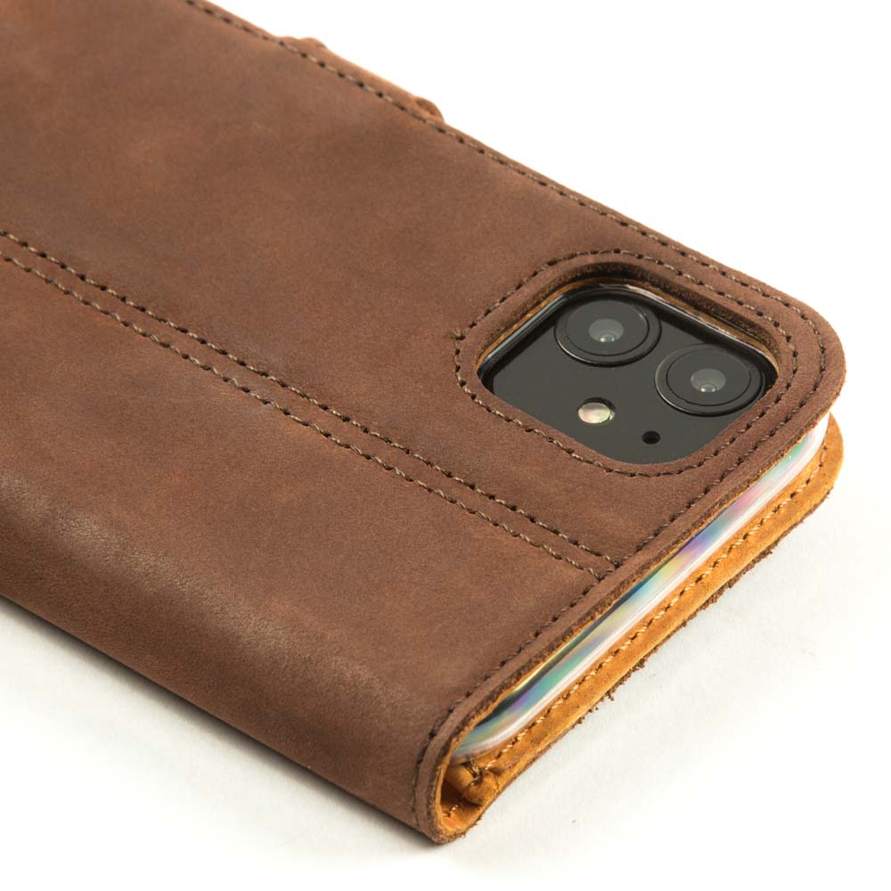 Vintage Lederhülle Braun - Apple iPhone 11