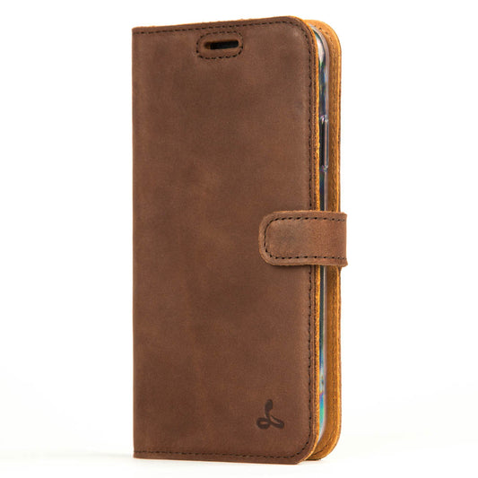 Vintage Lederhülle Braun - Apple iPhone 11