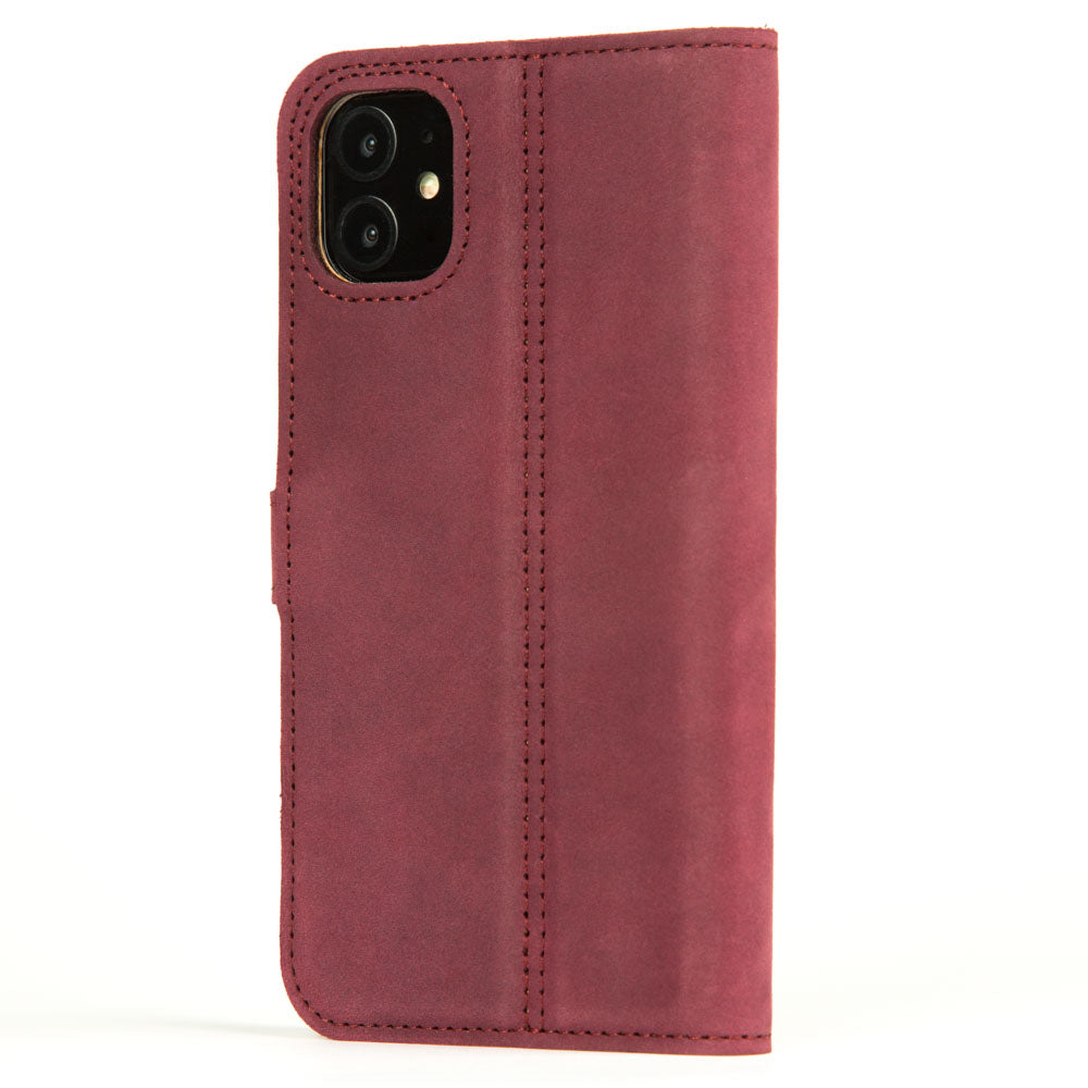 Vintage Lederhülle Lila - Apple iPhone 11