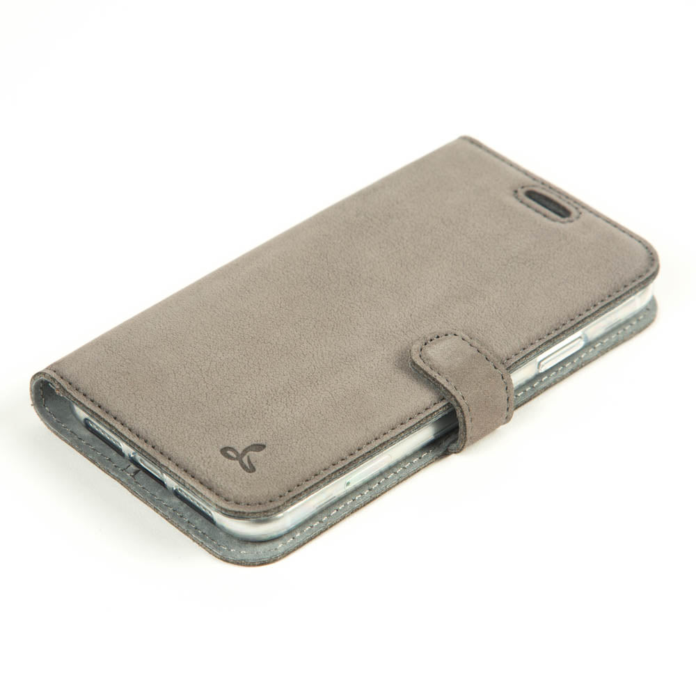 Vintage Lederhülle Grau - Apple iPhone 11 Pro