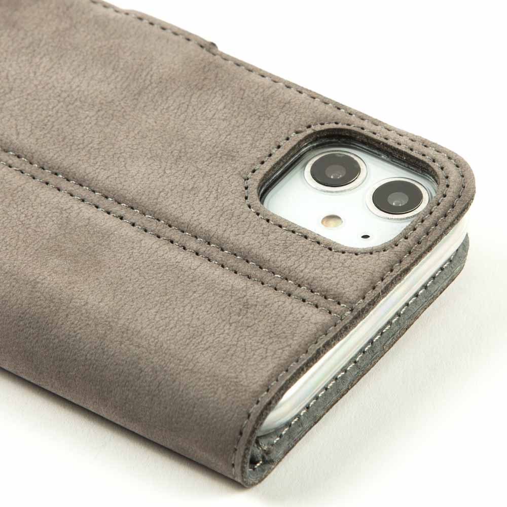 Vintage Lederhülle Grau - Apple iPhone 11 Pro