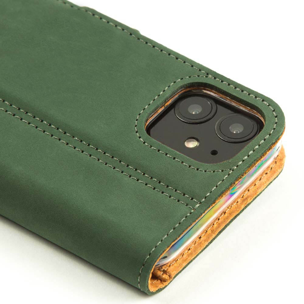 Vintage Lederhülle Grün - Apple iPhone 11
