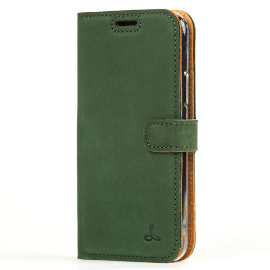 Vintage Lederhülle Grün - Apple iPhone 11