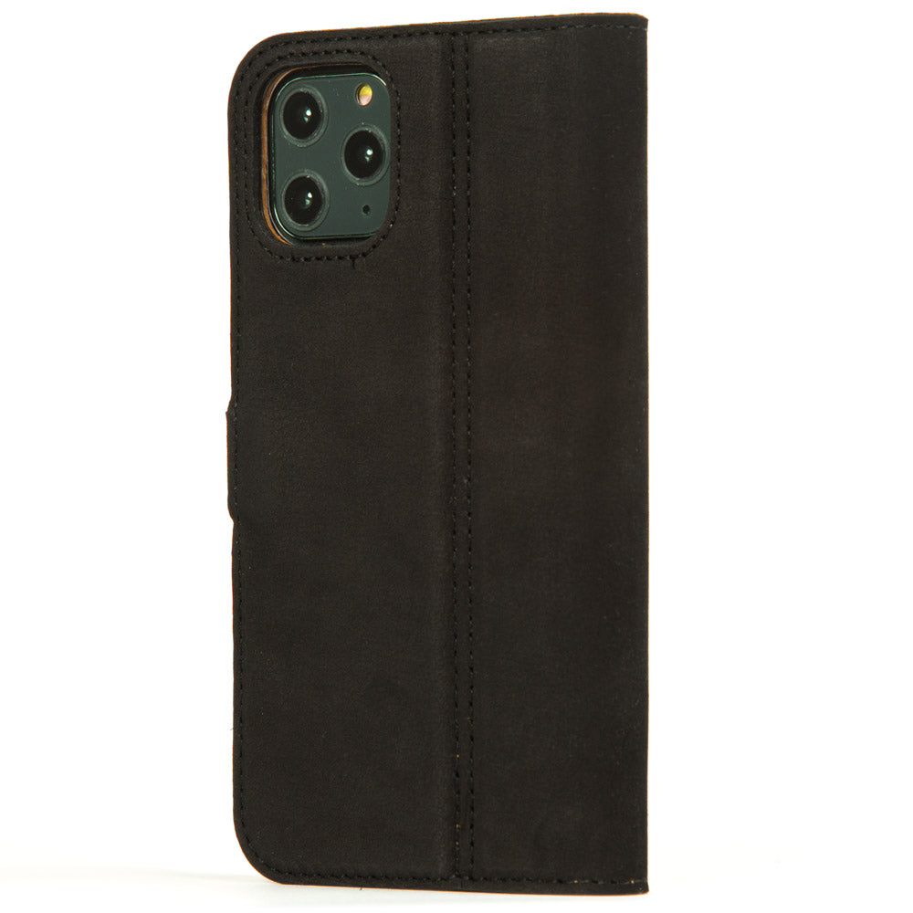 Vintage Lederhülle Schwarz - Apple iPhone 11 Pro Max