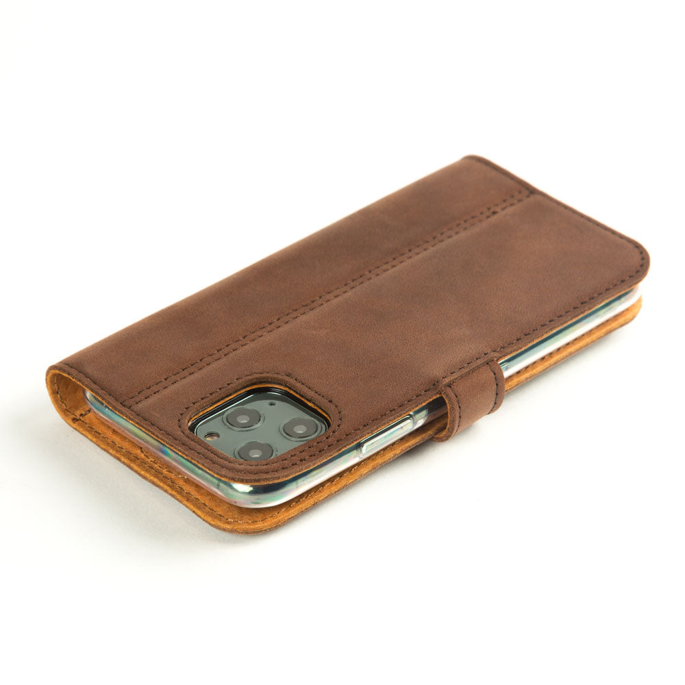 Vintage Lederhülle Braun - Apple iPhone 11 Pro Max