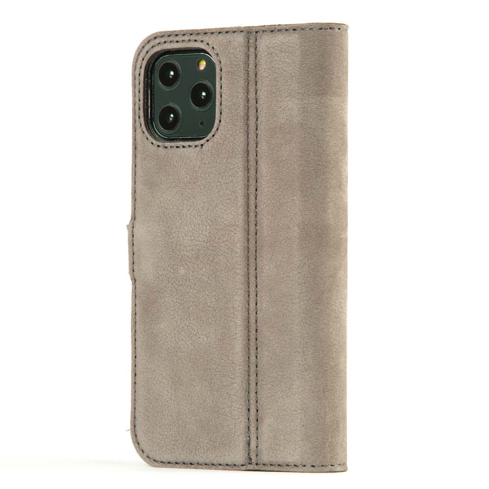 Vintage Lederhülle Grau - Apple iPhone 11 Pro Max