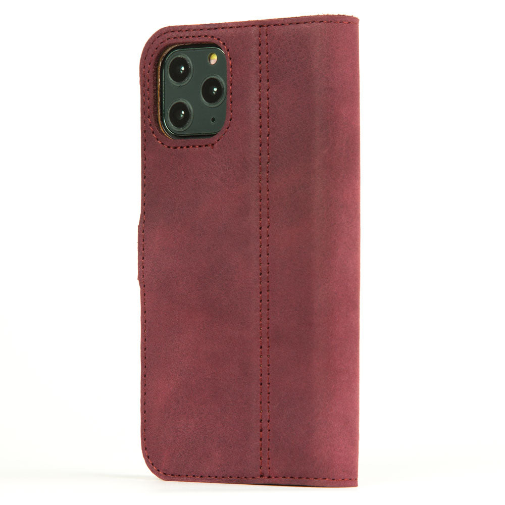Vintage Lederhülle Lila - Apple iPhone 11 Pro