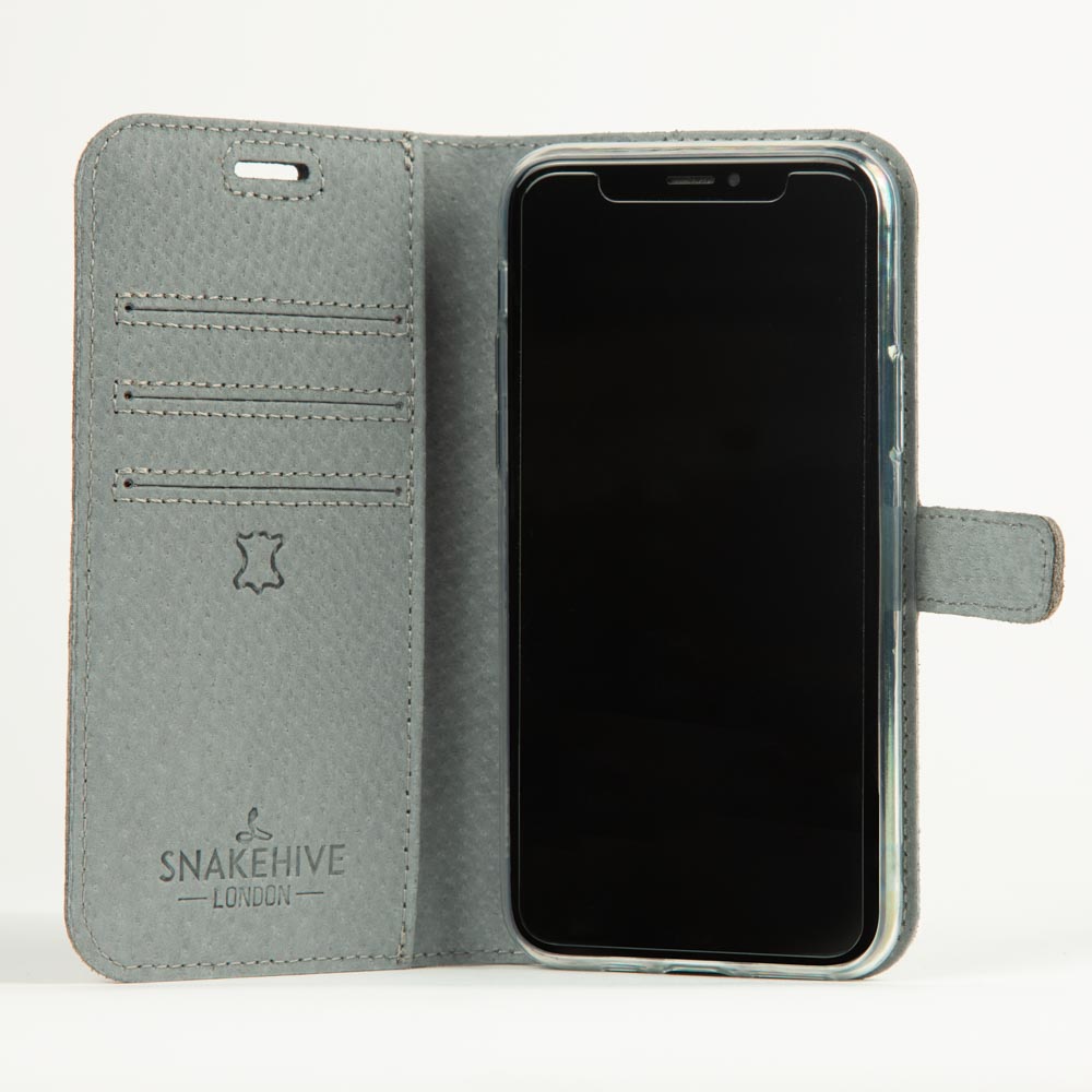 Vintage Lederhülle Türkis - Apple iPhone 11