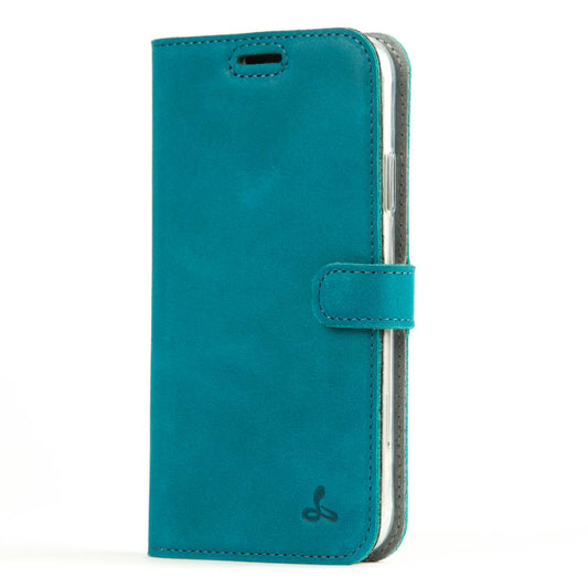 Vintage Lederhülle Türkis - Apple iPhone 11