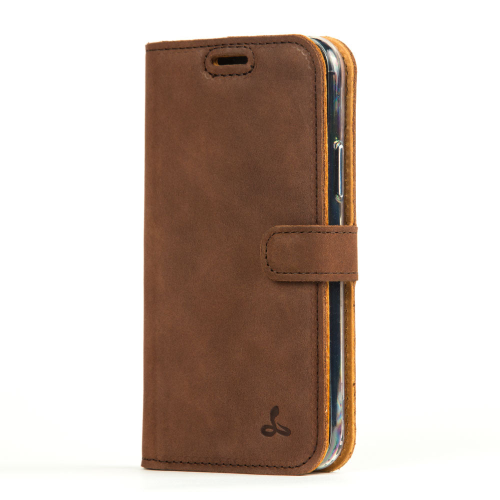 Vintage Lederhülle Braun - Google Pixel 4