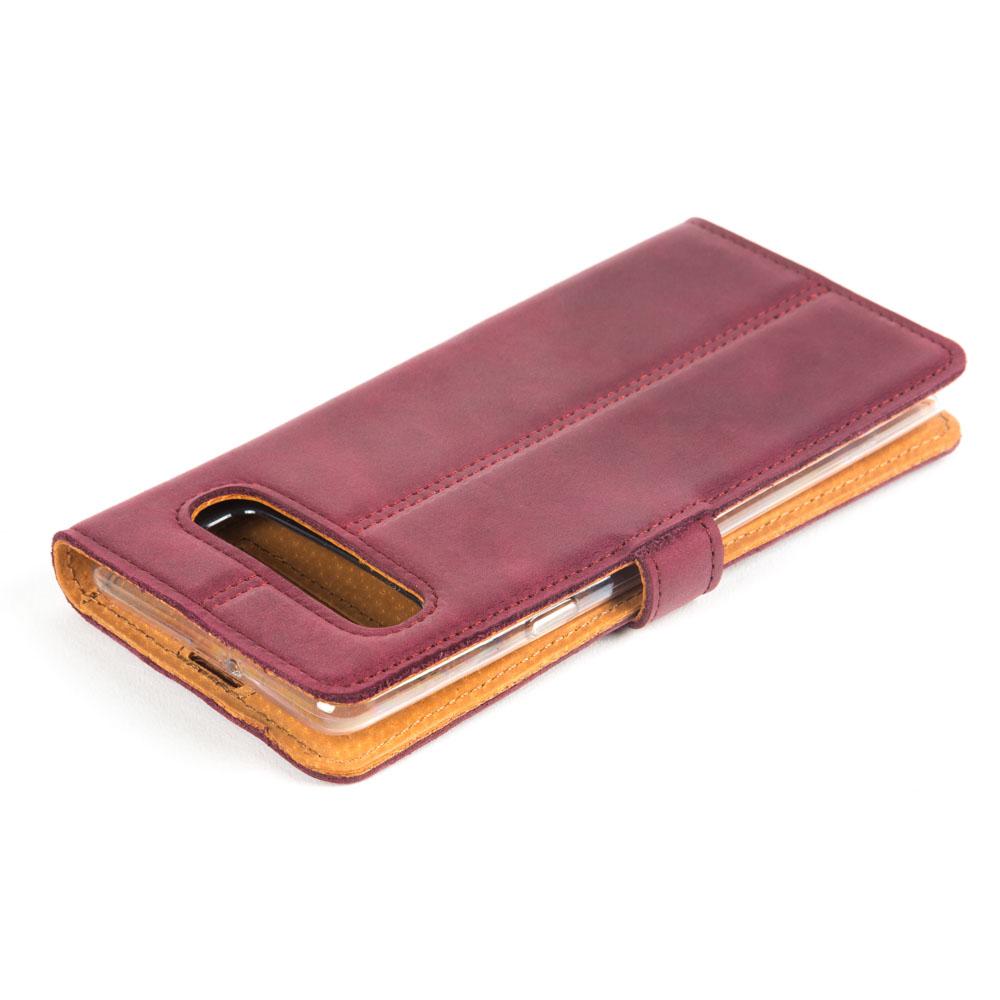 Vintage Lederhülle Lila - Samsung Galaxy S10 5G